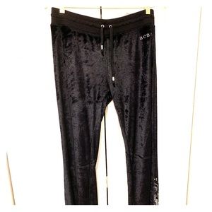 Bcbg velvet pants